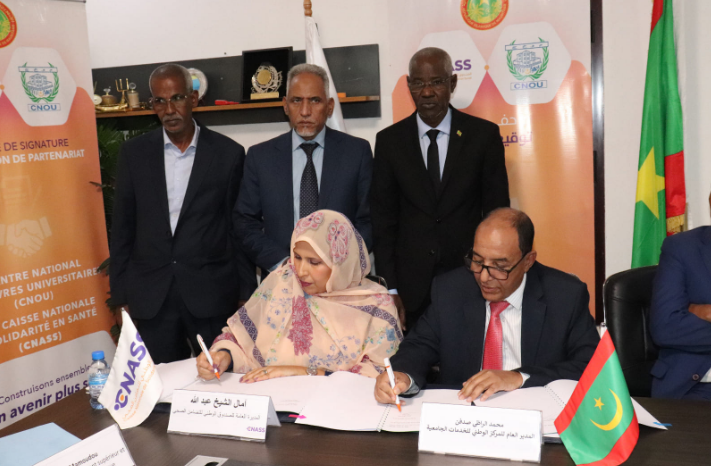 Signing of a partnership agreement between the National Center for University Services and “CNASS”