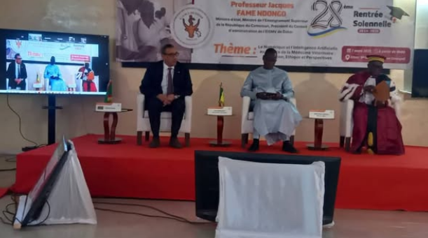 Minister of Higher Education and Scientific Research attends the official annual opening of the Multinational School of Veterinary Science and Medicine in Dakar
