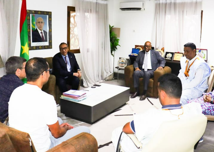 Minister of Higher Education receives delegation of professors participating in the work of the “Simba Nouakchott 2026” school