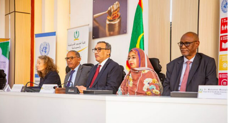 وزير التعليم العالي يشرف على افتتاح المحكمة التعليمية الصورية بجامعة انواكشوط